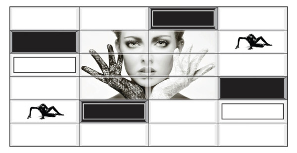 Панель ПВХ 957х482мм Плитка настроение