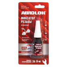 Фиксатор резьбы красный ABRO MASTERS неудаляемый 10мл