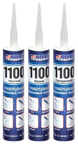 Герметик силиконовый Abro Masters 1100 черный 70г