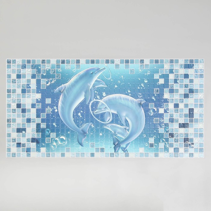 Панель ПВХ 960х480мм Мозаика Лазурь-Афалины