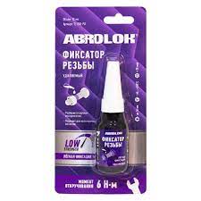 Фиксатор резьбы фиолетовый ABRO MASTERS удаляемый 10мл