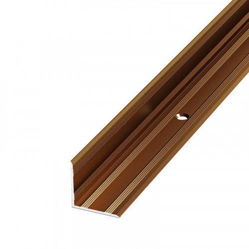 Порог-угол 20х20мм 1м бронза