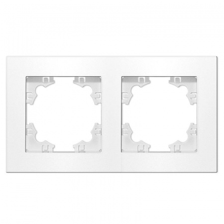 Рамка UNIVersal Афина 2м горизонтальная белый А0044