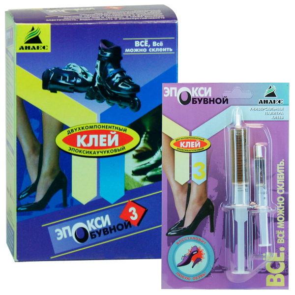 Клей Эпокси обувной 12мл Анлес