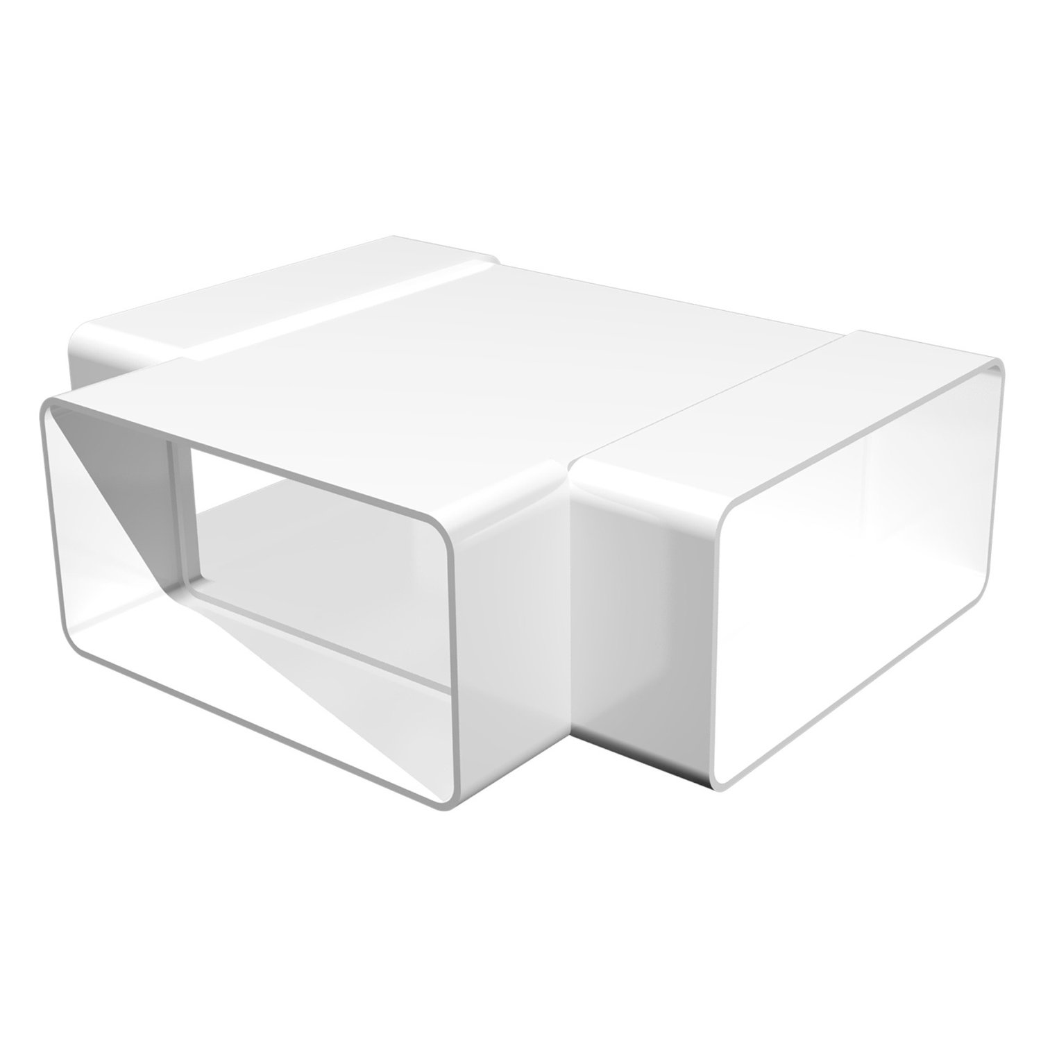 Тройник Т-образный пластик 55х110мм