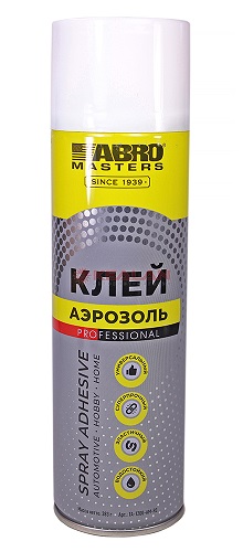 Клей-аэрозоль профессиональный 200мл ABRO MASTERS