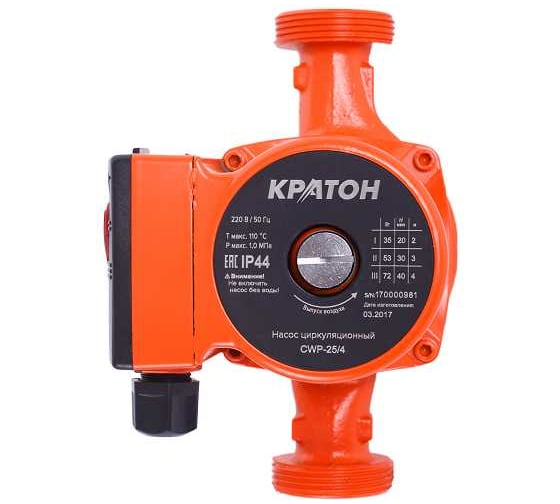 Насос циркуляционный СWP-25/4 Кратон 07 004