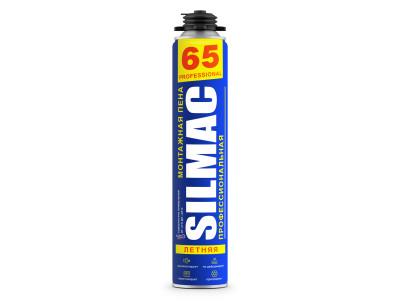 Пена монтажная профессиональная Silmac Professional 65 летняя 850г УЦЕНКА