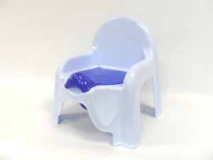Горшок детский стульчик(голуб)(М1326)