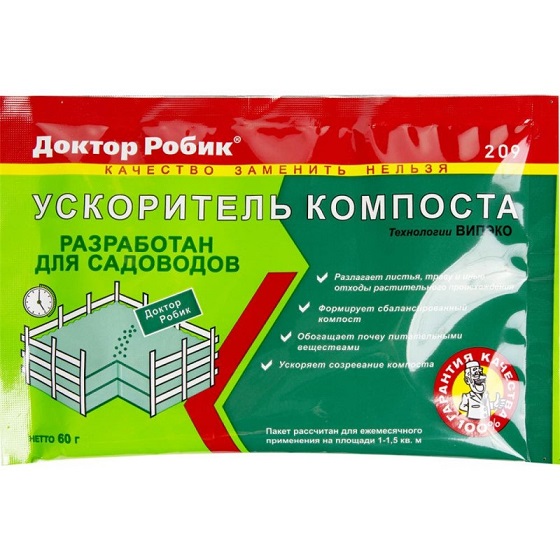 Ускоритель компоста 60г Доктор Робик