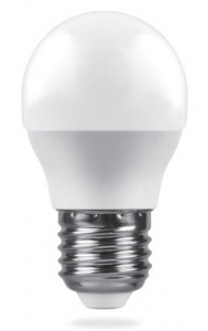 Лампа LB-550 матовая 9W E27 2700K шар 25804