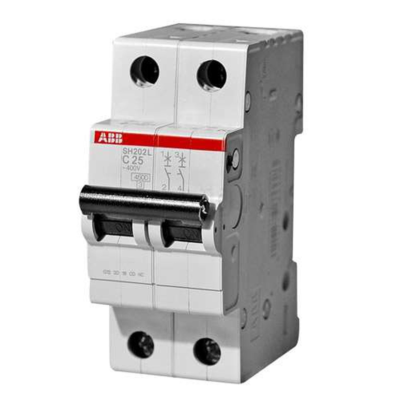 Автомат 2 полюсн 25A С SH202L ABB