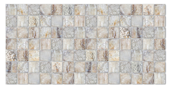Панель ПВХ 957х482мм Мозаика мрамор венецианский