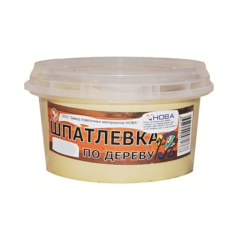 Шпатлевка по дереву Нова бук 0,9кг