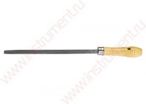 Напильник трехгранный 150мм деревянная ручка Сибртех 16023