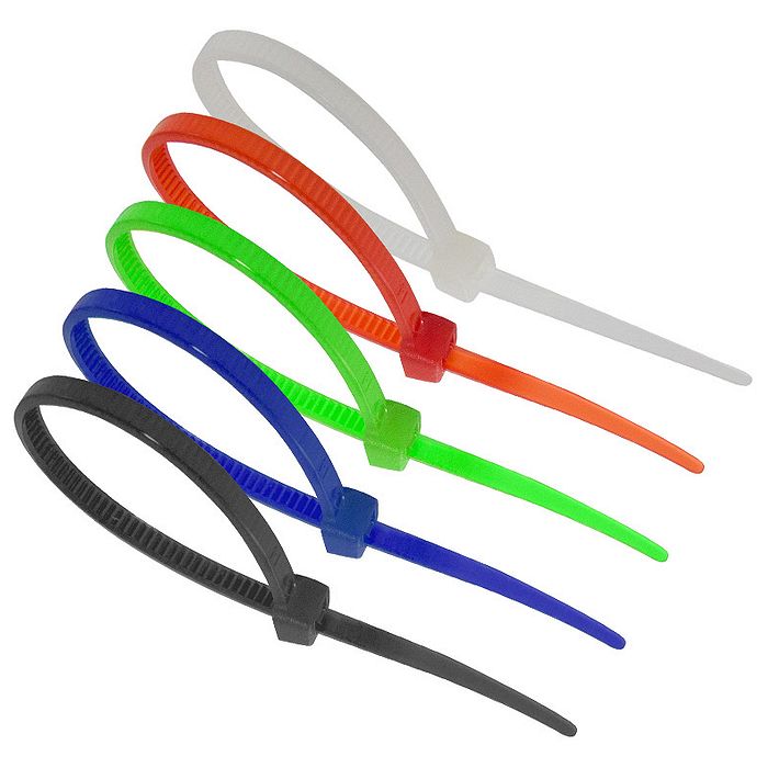 Хомут пластиковый 300х3,6 100шт черный Сибртех 45560