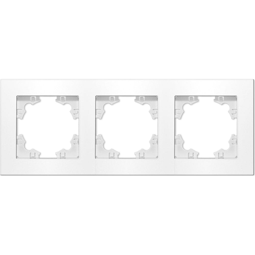 Рамка UNIVersal Афина 3м горизонтальная белый А0045