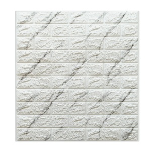 Панель вспененный ПЭ 700х770мм кирпич Белый мрамор