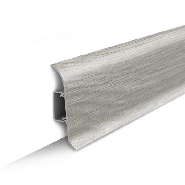 Плинтус Ясень серый 55мм 2,2м (253)РП