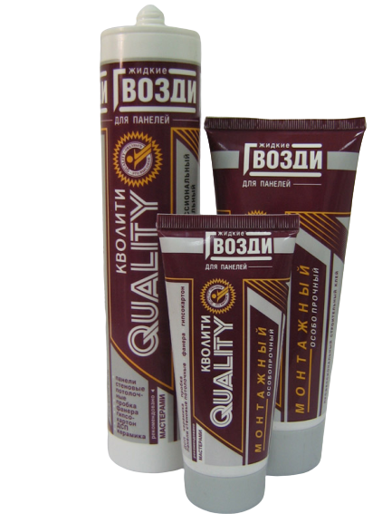 Клей жидкие гвозди Quality для панелей 420мл