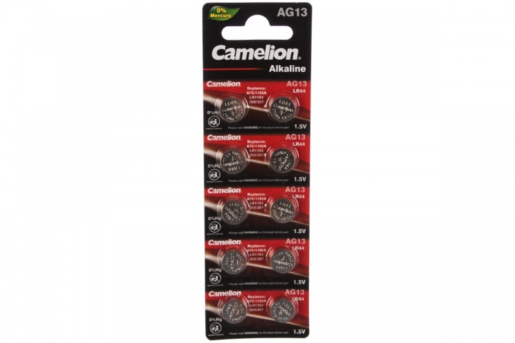Батарейка Camelion AG13 BP10 357A LR44/А76