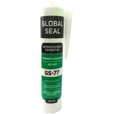 Герметик силиконовый Clobal Seal 77 универсальный белый 280мл																											