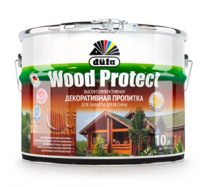 Пропитка для дерева Wood Protect махагон 10л