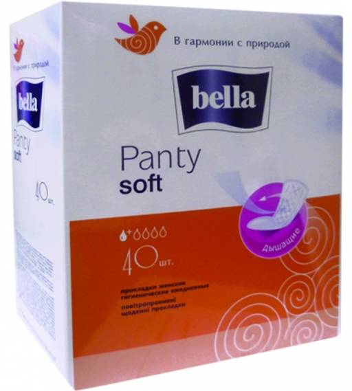 Прокладки Bella Panty Soft ежедневные дышащие 40шт
