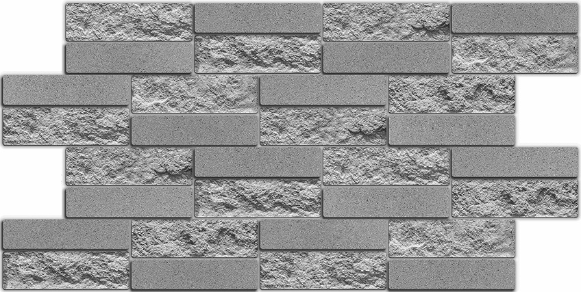 Панель ПВХ 977х490мм Кирпич облицовочный бетонный