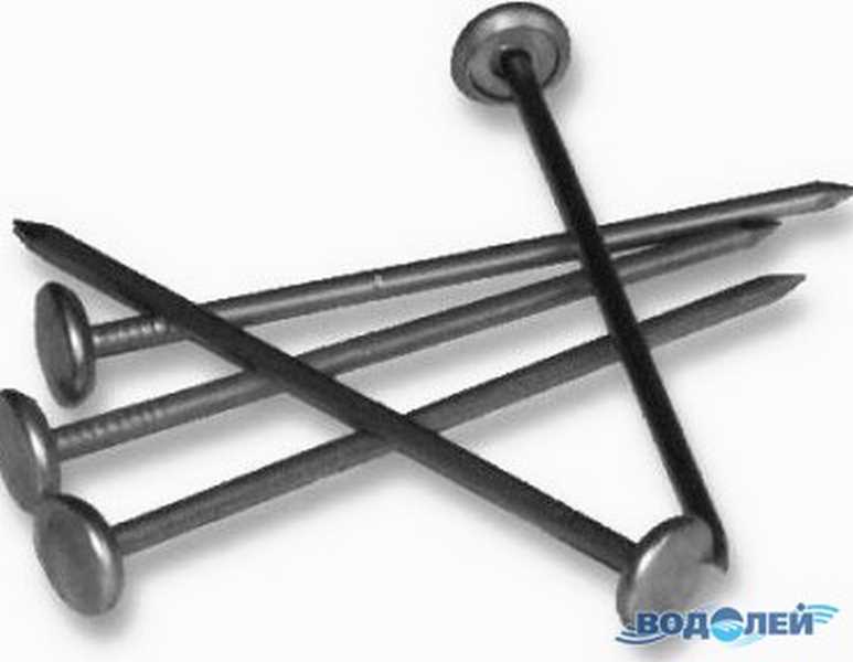 Гвозди шиферные 5х120 оцинкованная шляпка