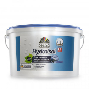 Гидроизоляция HYDROISOL эластичная голуб 1,5кг Dufa