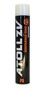 Пена монтажная бытовая Atoll ZV Pu 750мл-600г УЦЕНКА