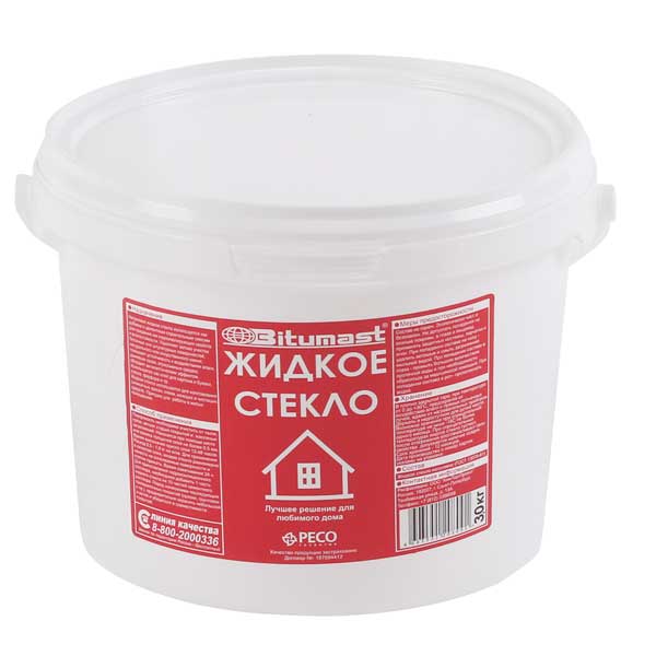 Жидкое стекло BITUMAST 1,5кг